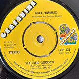 BILLY HAMBRIC - I FOUND TRUE LOVE (GRAPEVINE GRP139) Ex Condition.