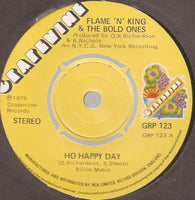 FLAME 'N' KING & THE BOLD ONES - HO HAPPY DAY (GRAPEVINE GRP123) Ex Condition