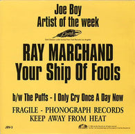 RAY MARCHAND b/w THE PUFFS (JOE BOY JBV-3) Ex Condition