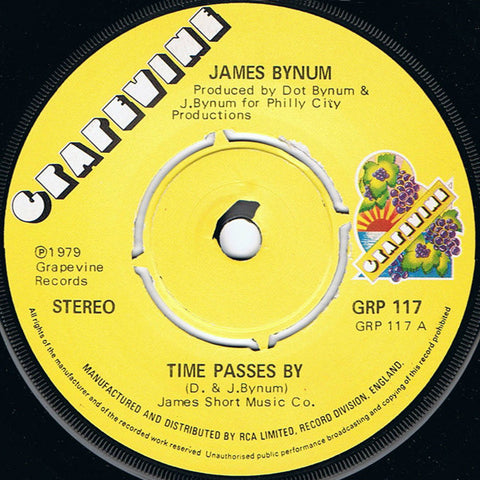 JAMES BYNUM - TIME PASSES BY (GRAPEVINE GRP117) Ex Condition