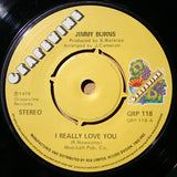 JIMMY BURNS - I REALLY LOVE YOU (GRAPEVINE GRP118) Ex Condition.