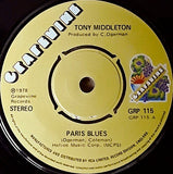 TONY MIDDLETON - PARIS BLUES (GRAPEVINE GRP115) Ex Condition.